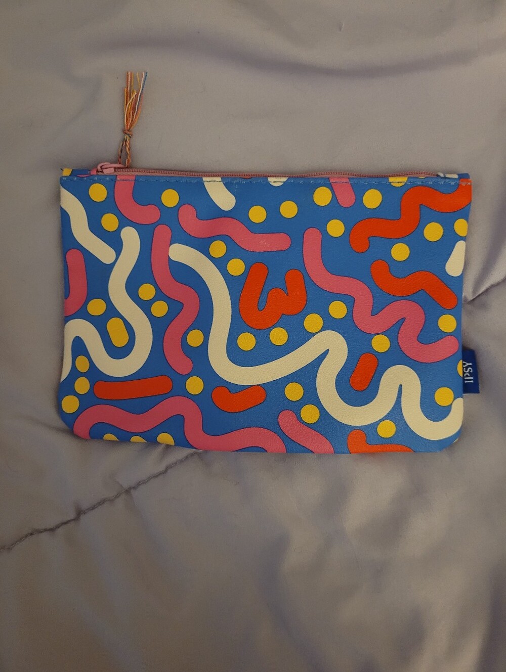 Ipsy Colorful Abstract Makeup Bag